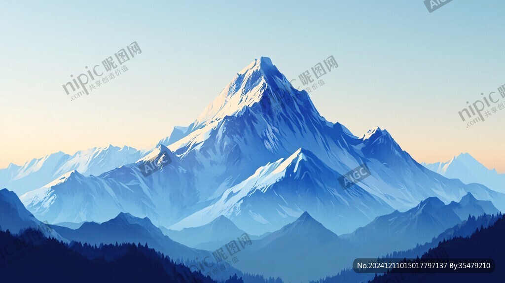 3d山脉背景