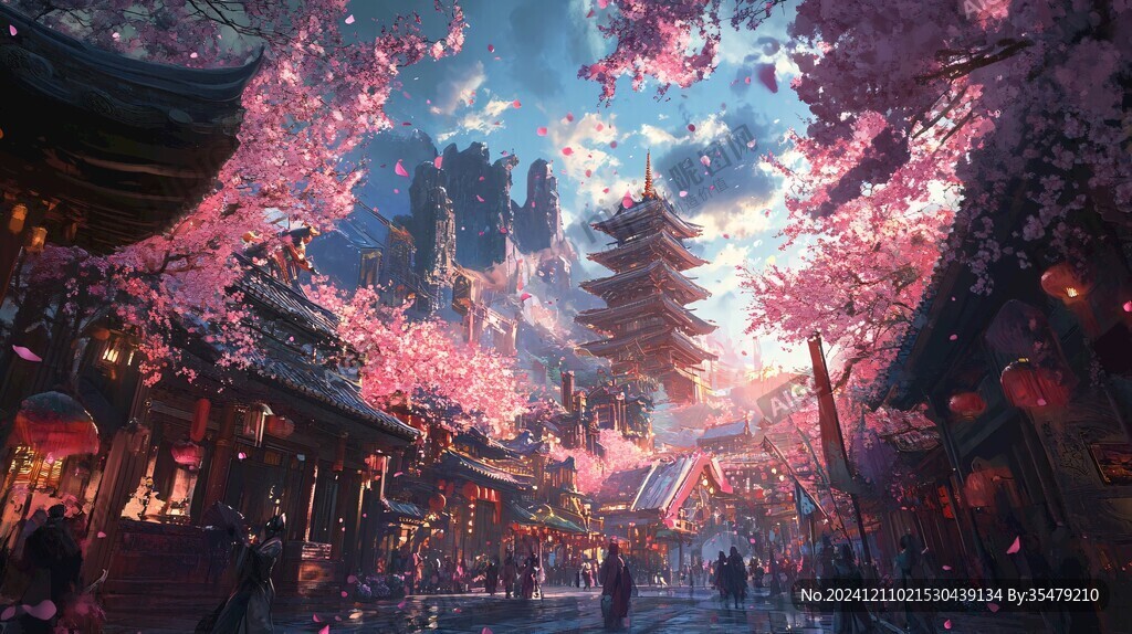 横店插画