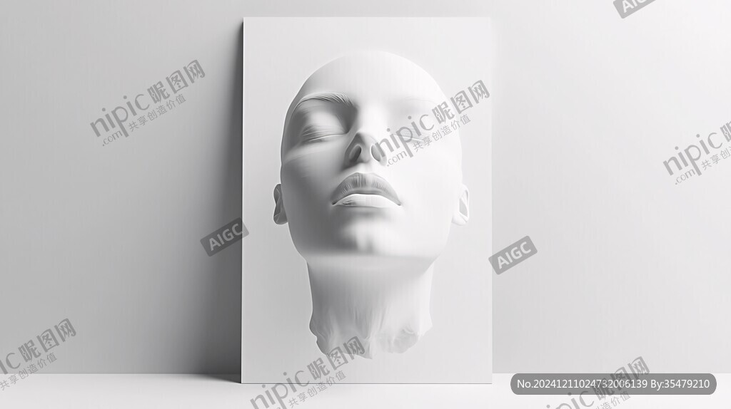 雕塑头模型