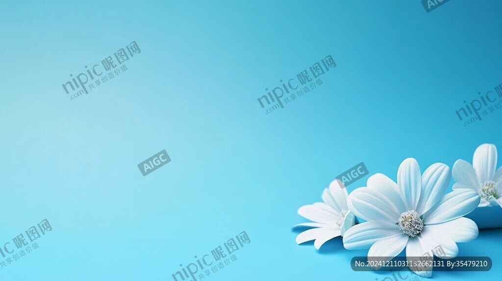 3d立体简约花