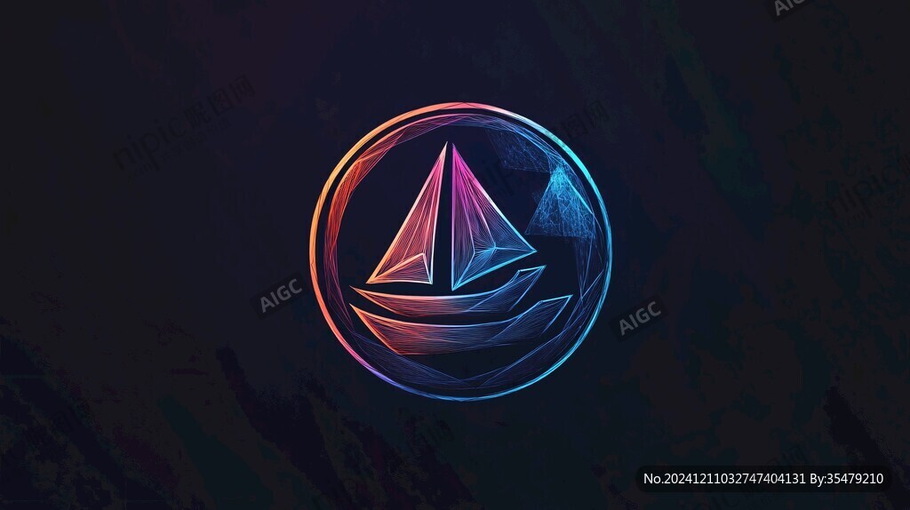 帆形logo