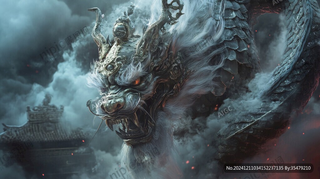 高清唯美双龙戏珠