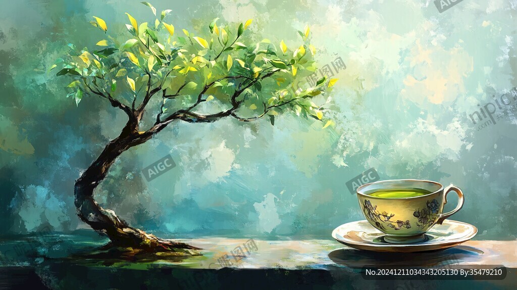 茶树绘画