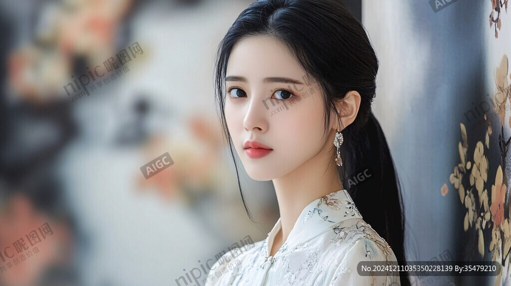 仙气清冷少女壁纸图片