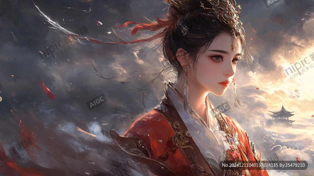 画意虞姬