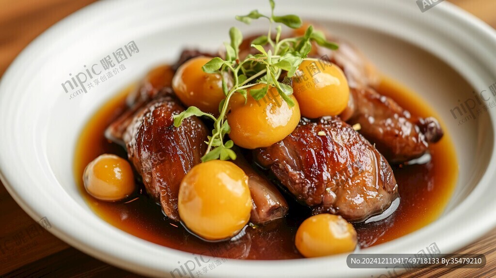 鸟蛋烧肉