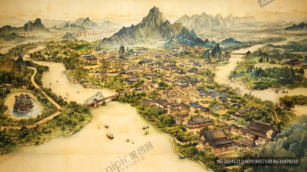城市布局复原图
