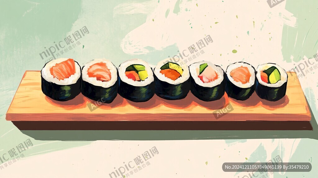 寿司插画