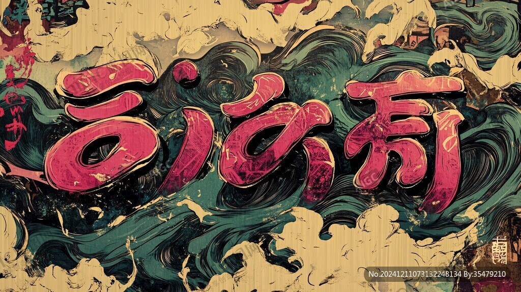 原创插画字体设计