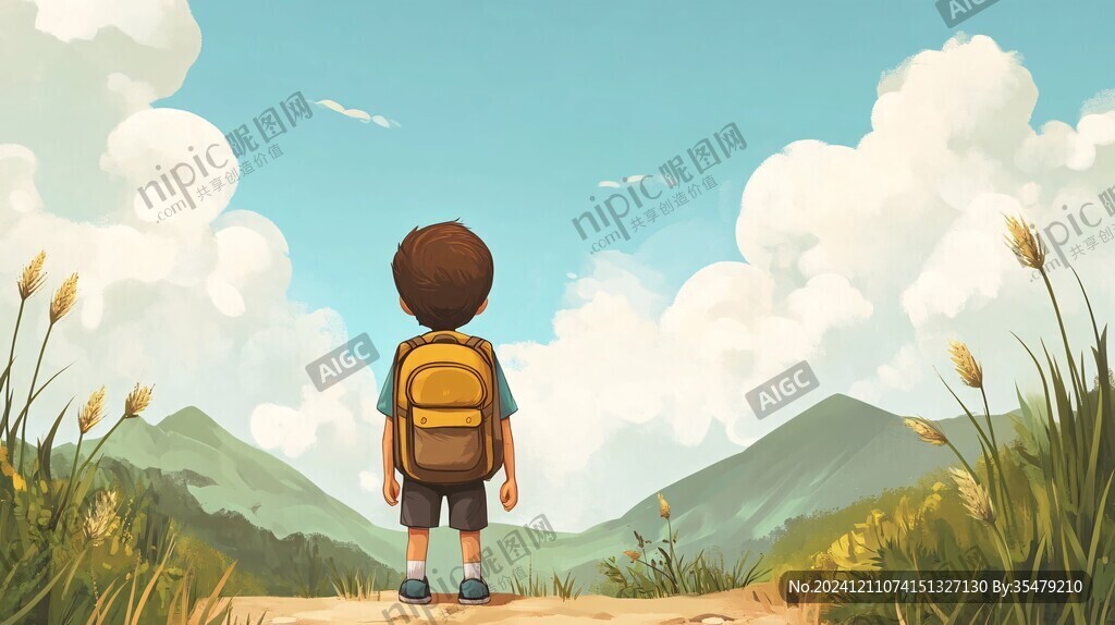 回家路上童年少年