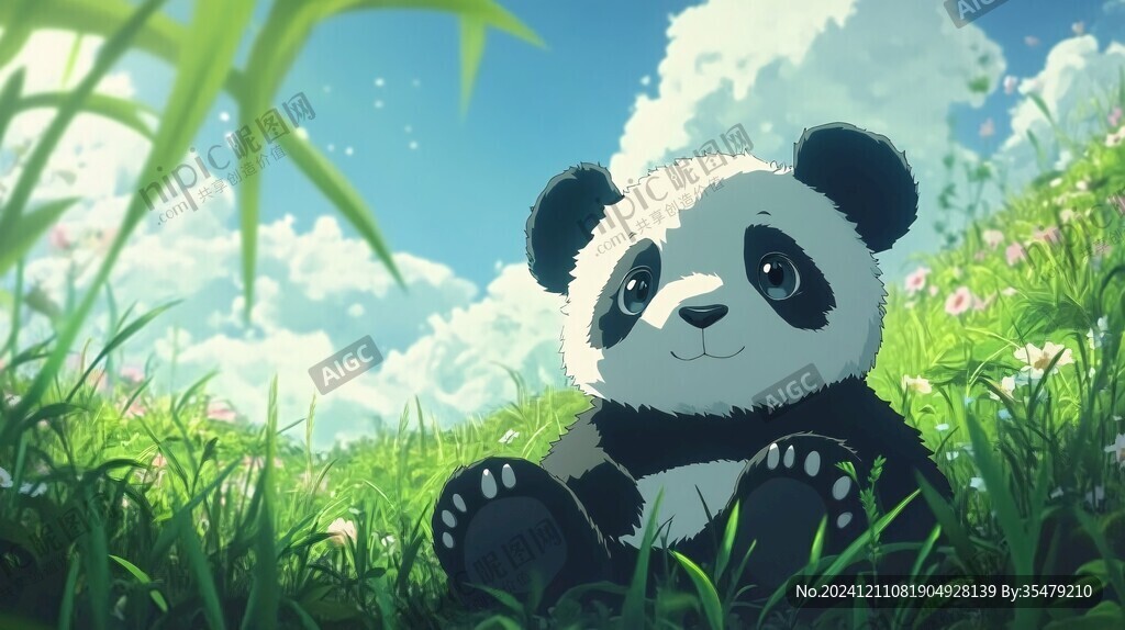 卡通熊猫壁纸