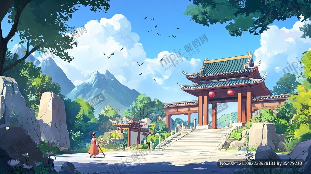 景区插画