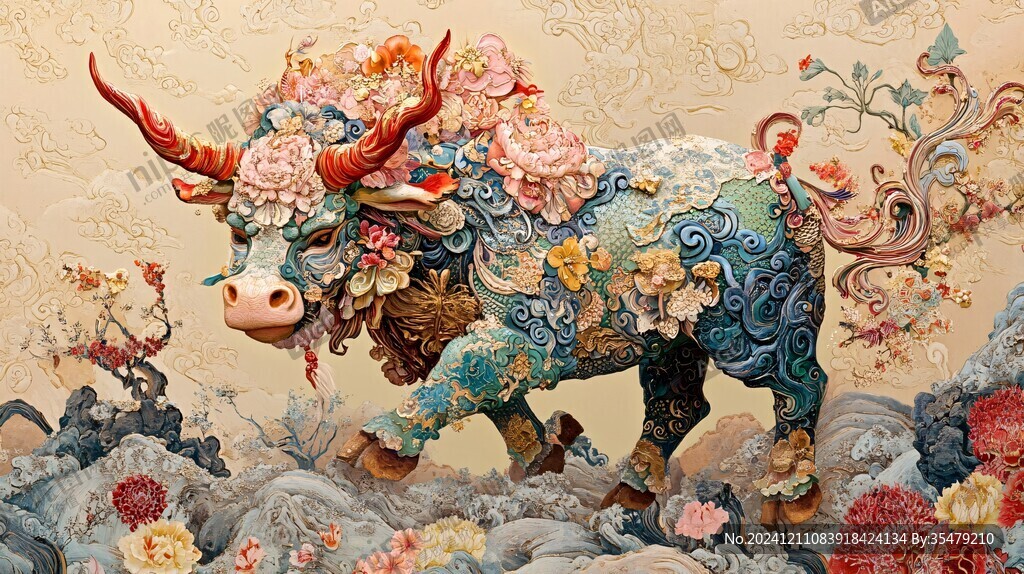 牛年美术陈列