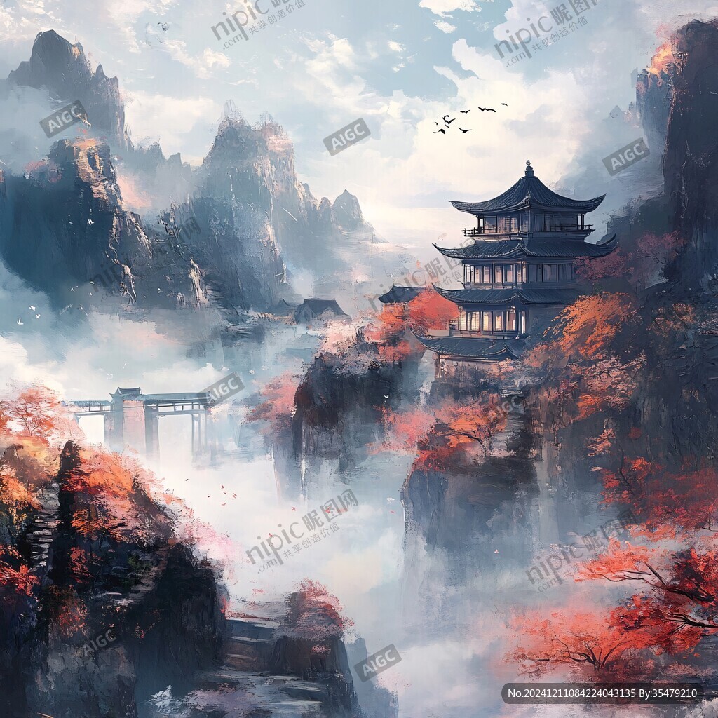 古风仙境天上宫阙