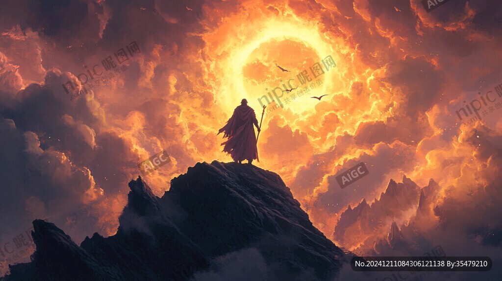 神话风格背景图