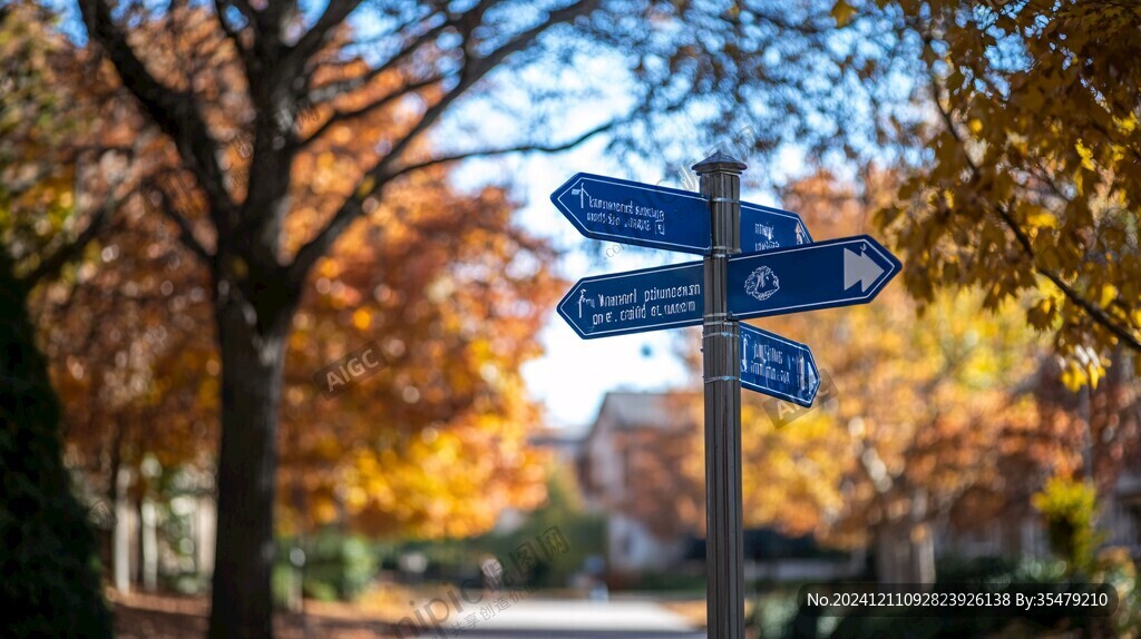 大学路路牌