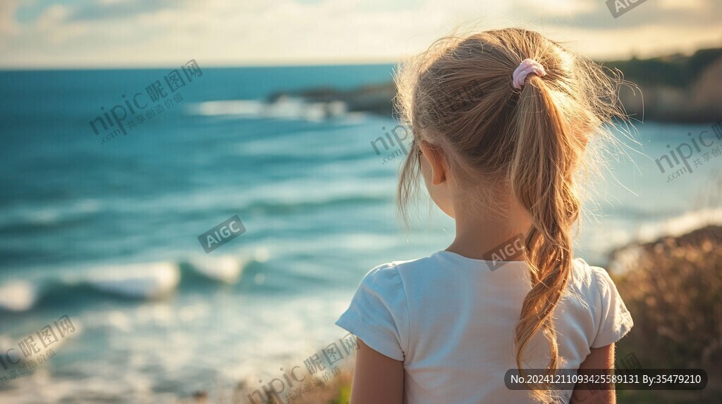 看海的小女孩