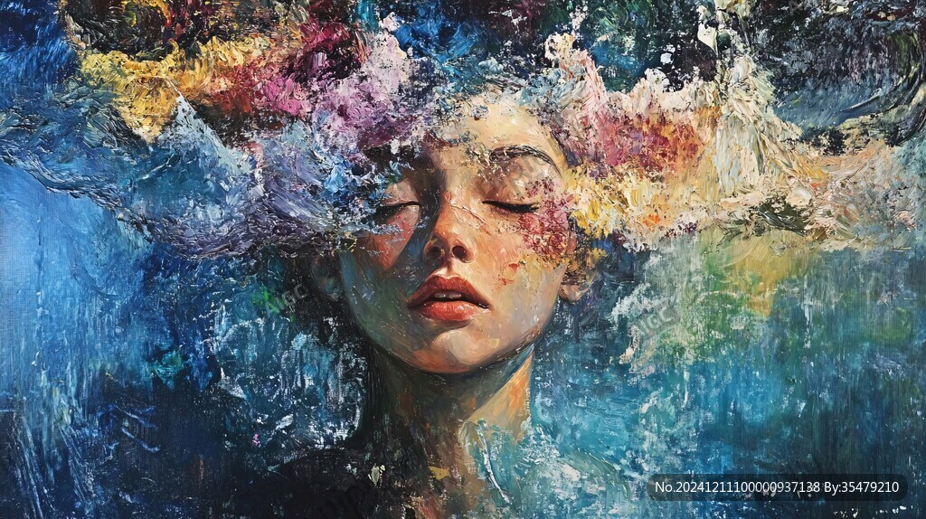 意境画流彩画
