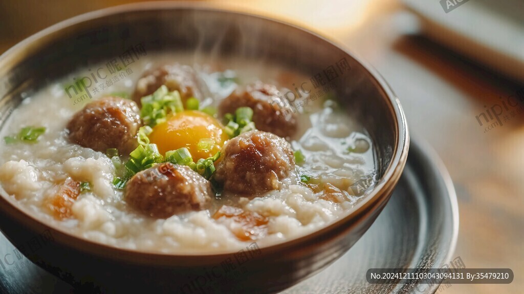 牛肉丸粥