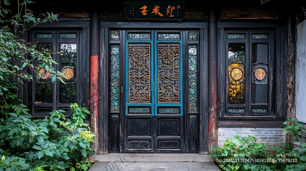 中式建筑木门木窗