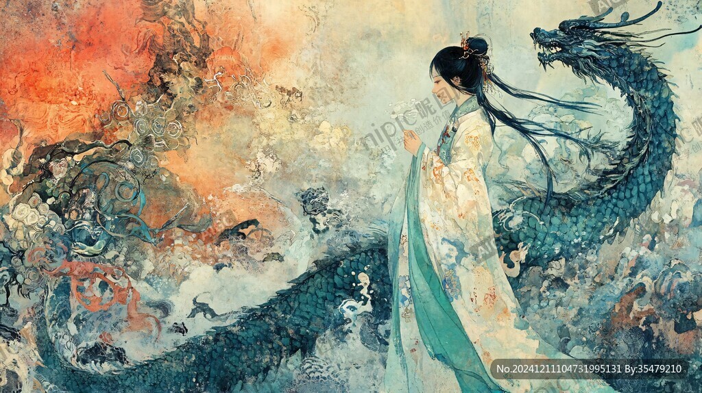 古风龙女ip