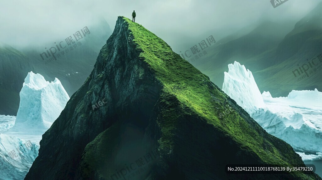 高端大气海拔背景