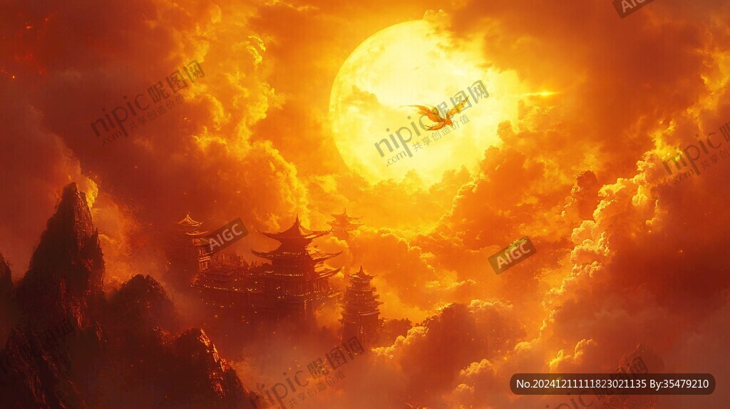 古风仙境天上宫阙