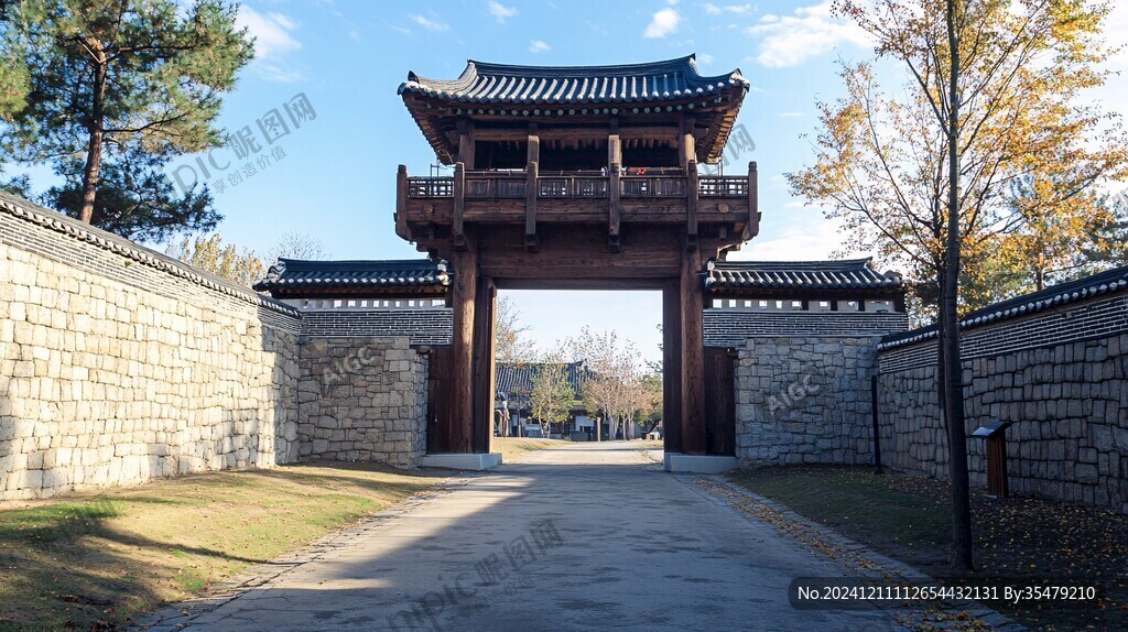 韩园大门