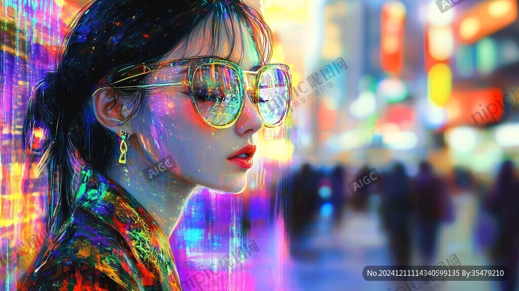 赛博朋克潮流人物