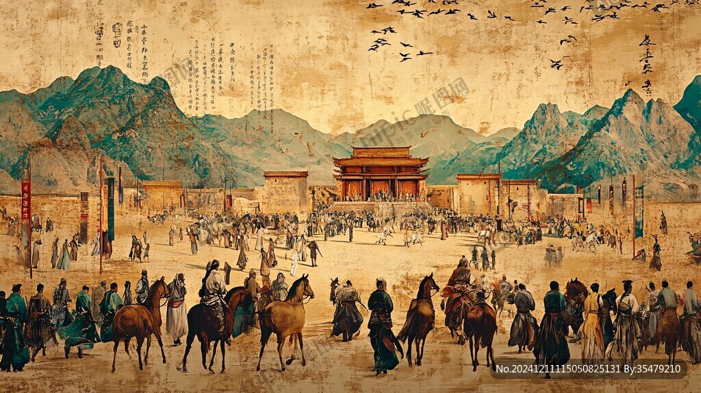进贡场景