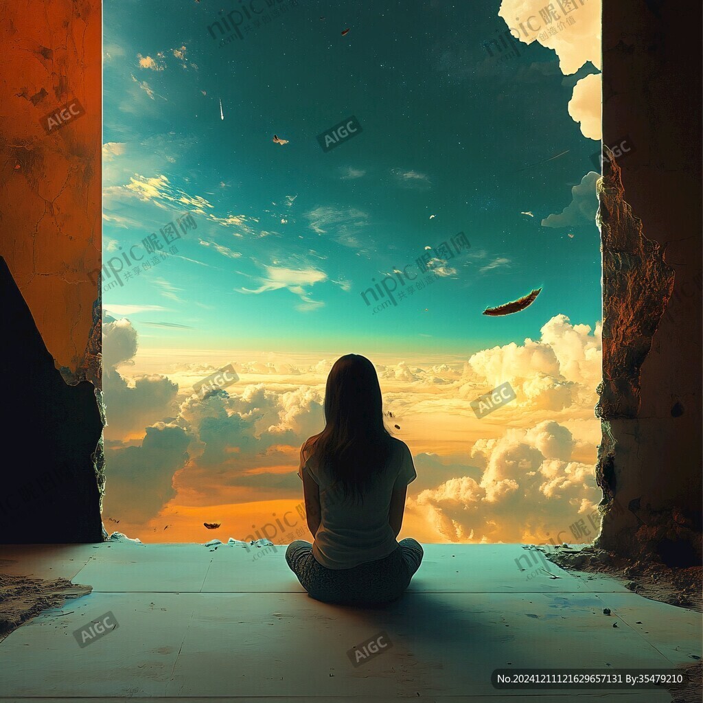 梦幻风景女孩