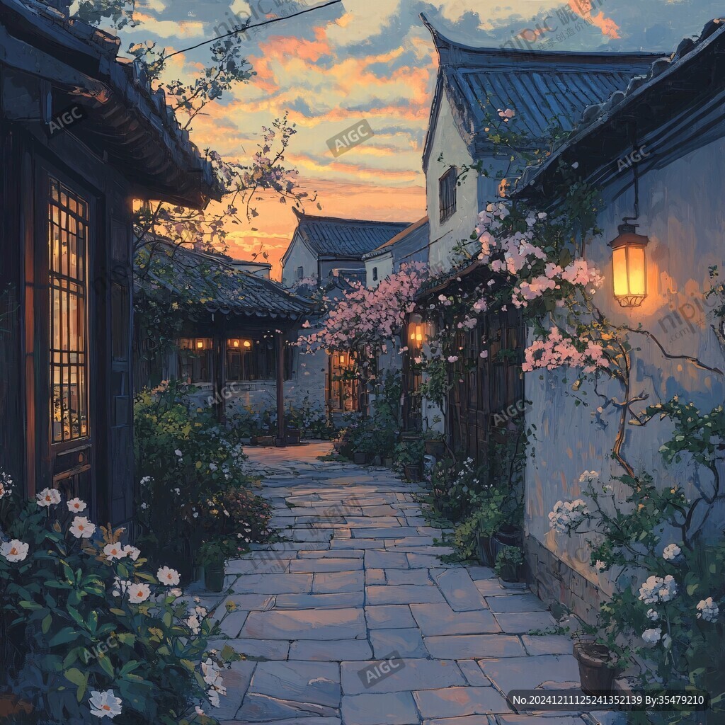 日韩复古街景