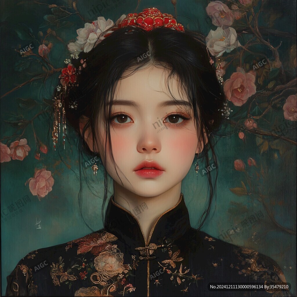 板绘人像