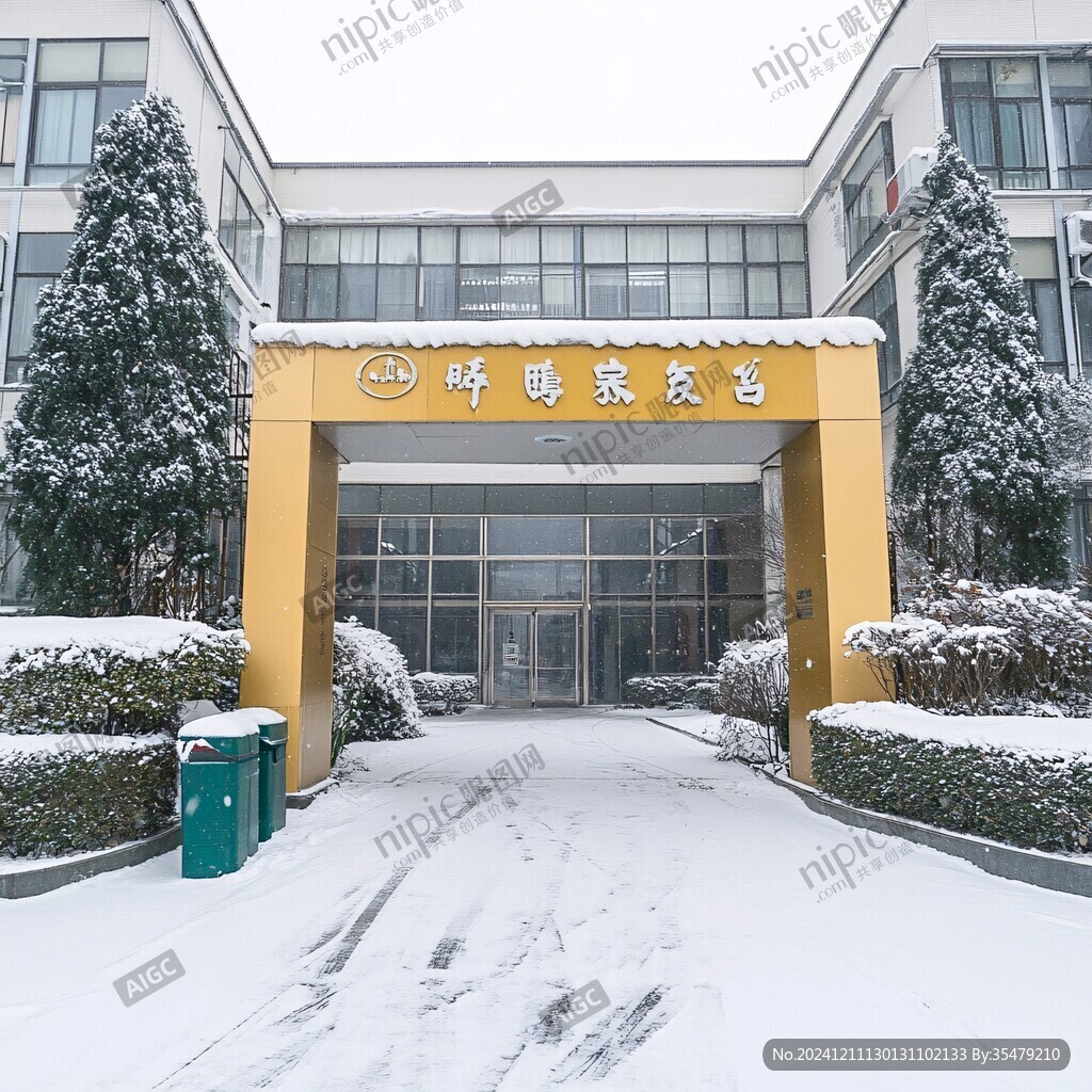 雪后校园