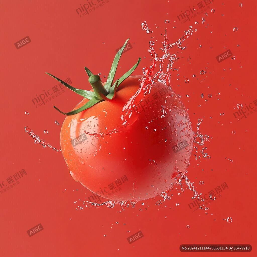 西红柿水花