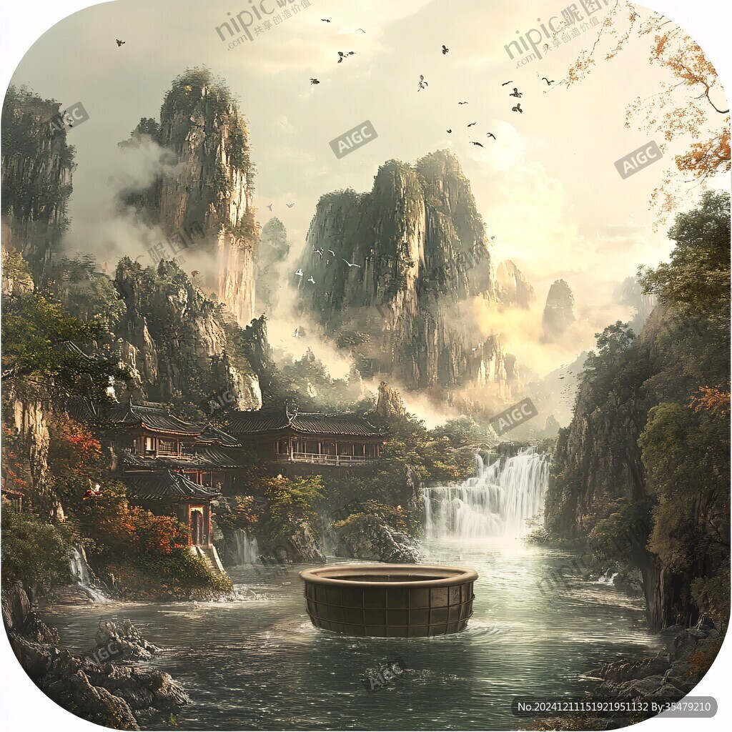 游戏山水场景