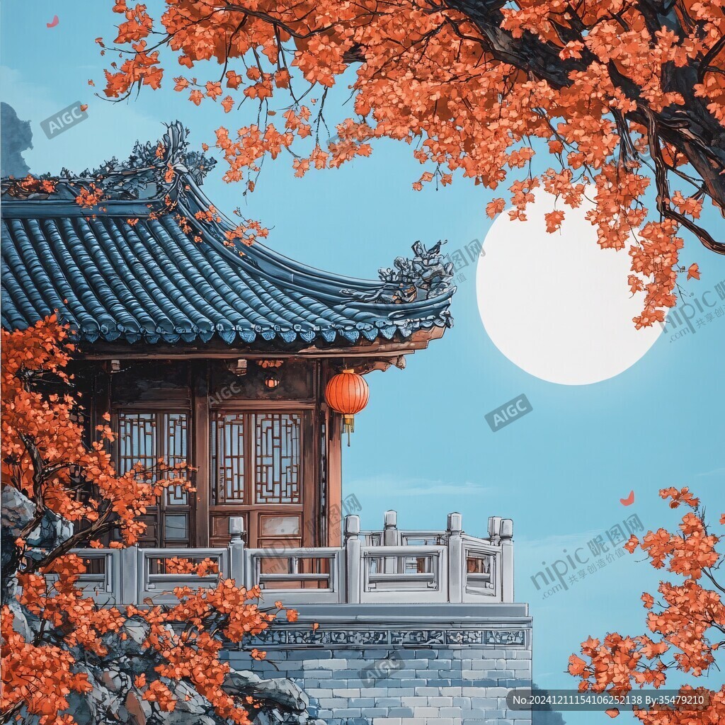 金秋醉月