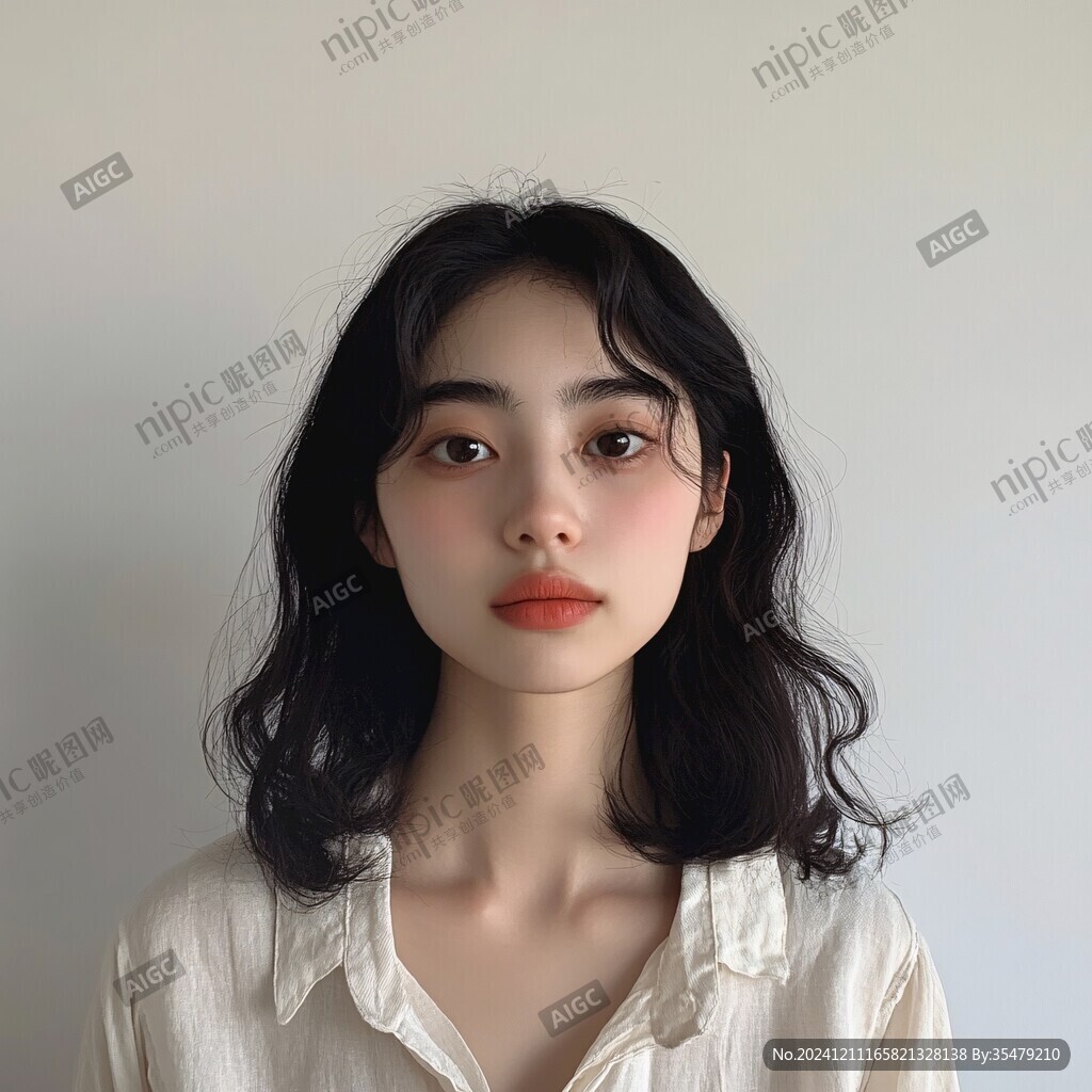 高鼻深目卷发