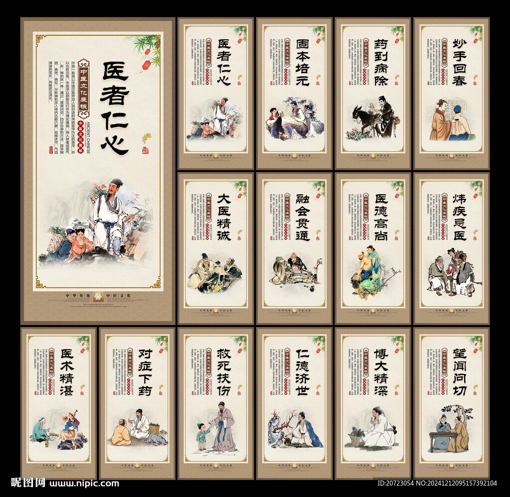 中医文化展板