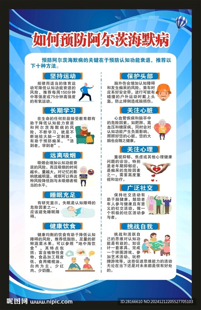 世界阿尔茨海默病日海报