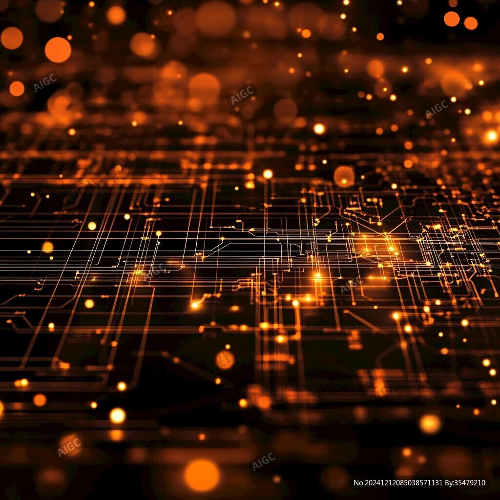 金色无限科技背景