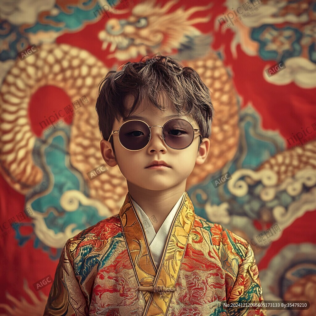 穿龙袍