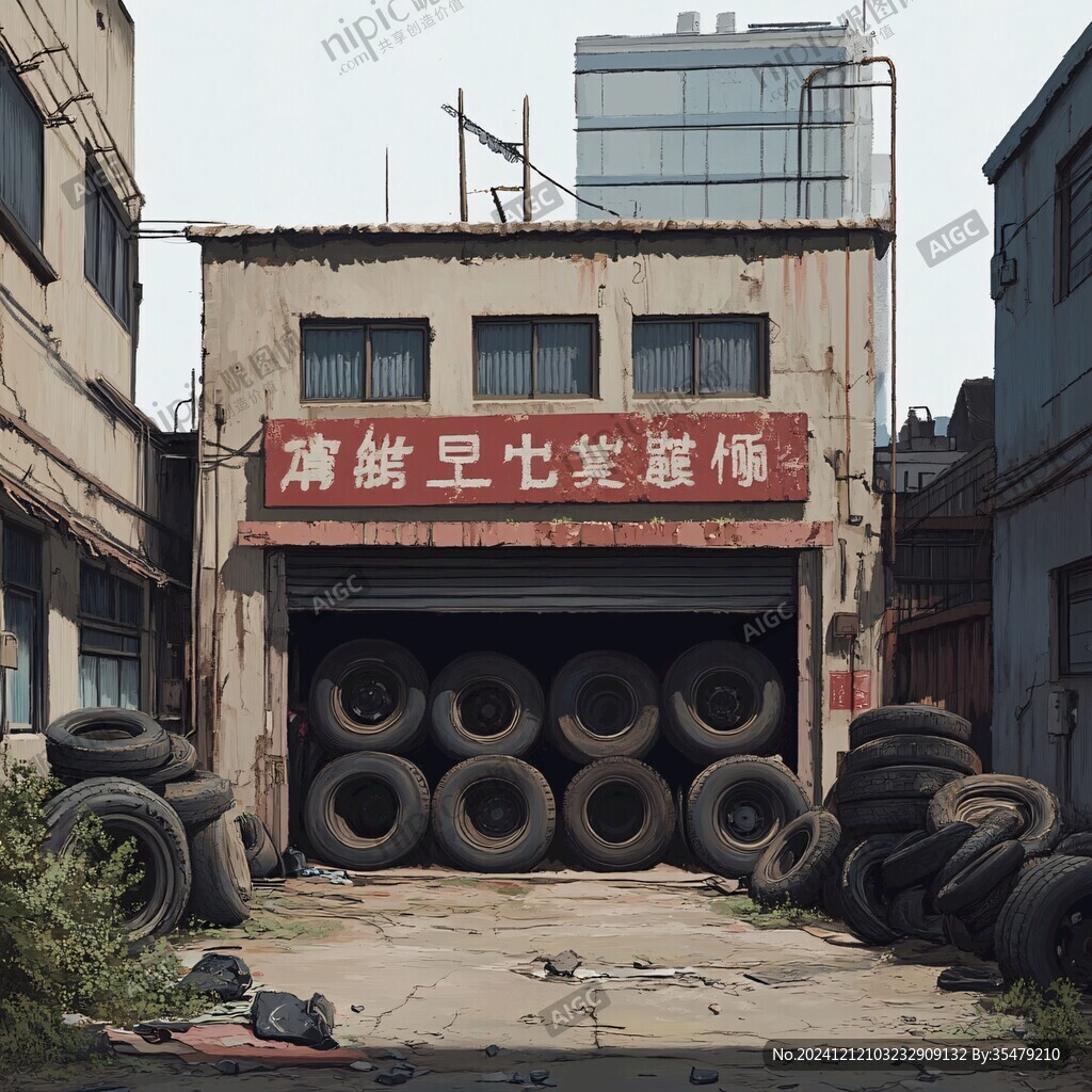 轮胎店门头