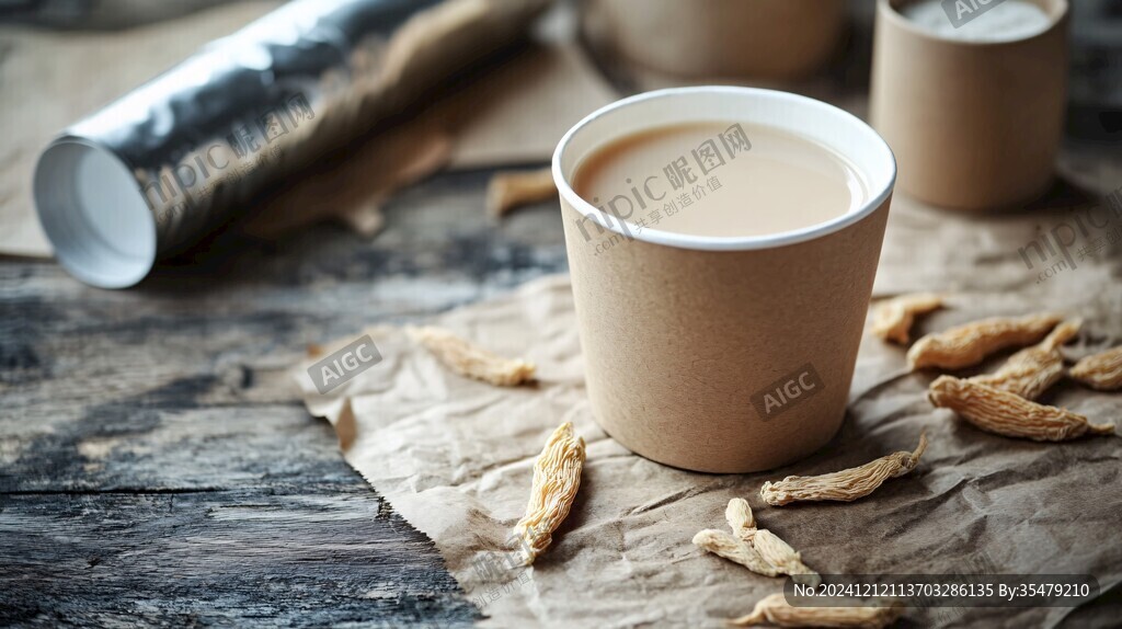 蒙古奶茶素材
