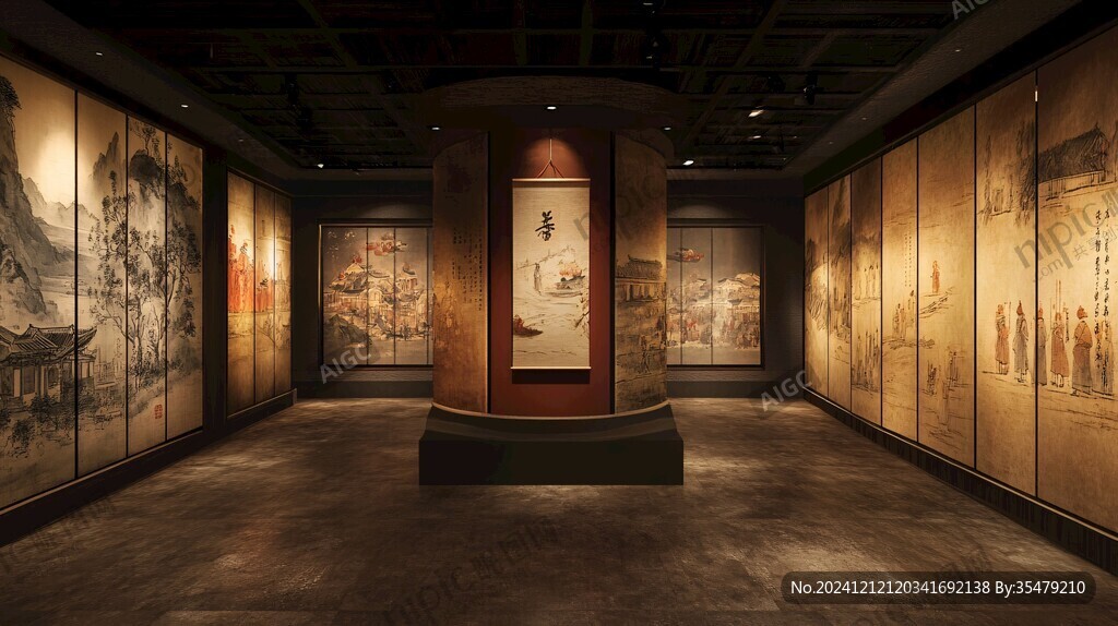 古代书画展厅