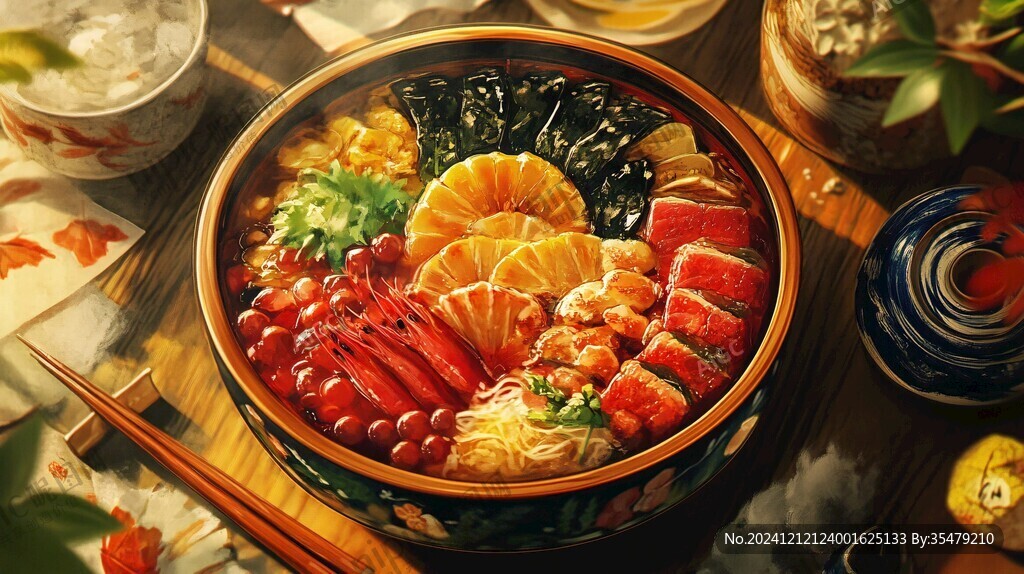 精致火锅场景