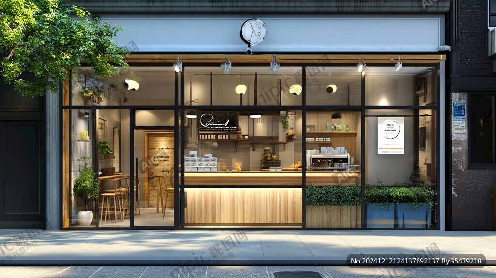 轻食店门头