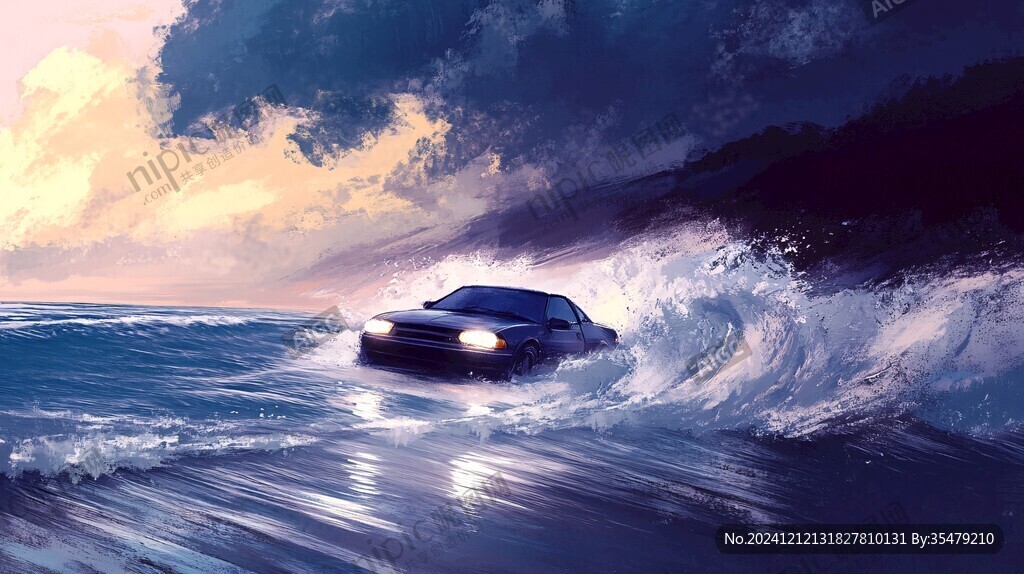 海边跑车