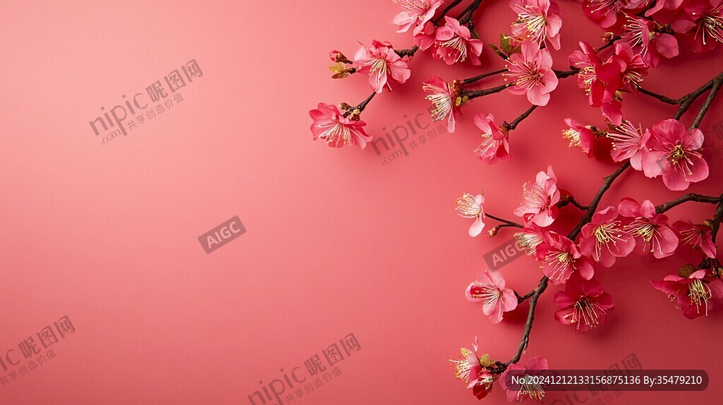 创意桃花