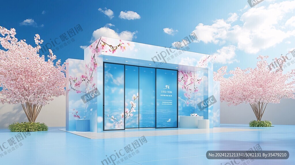 樱花节拍照打卡美陈